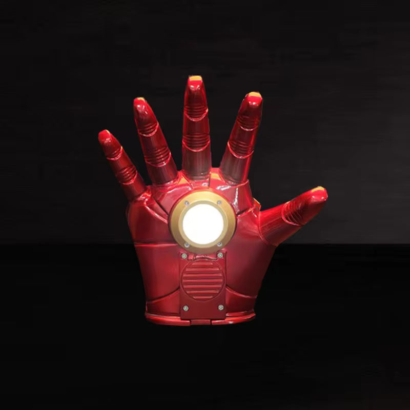 Hot Iron Man Helmet Cosplay 1:1 Light Led Wearable Mask Gloves Glowing Eyes Adult Child PVC Action Figure Toys Birthday Gifts